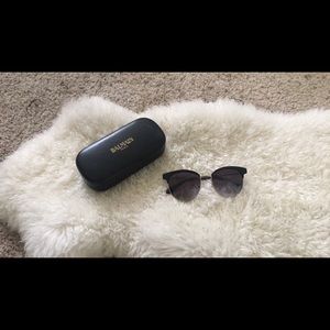 Authentic Used Balmain Women’s Gold-ToneSunglasses